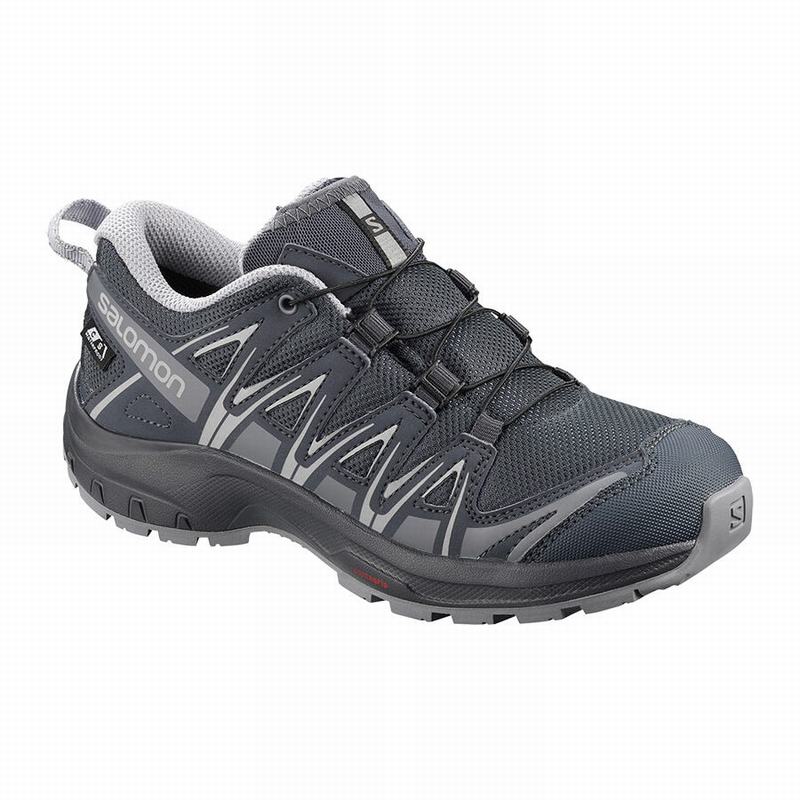 SALOMON XA PRO 3D CSWP NOCTURNE J Philippines - Kids' Hiking Shoes - Dark Blue | 354678-BED